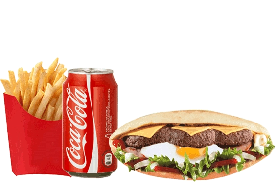 Menu Sandwich pain allongé